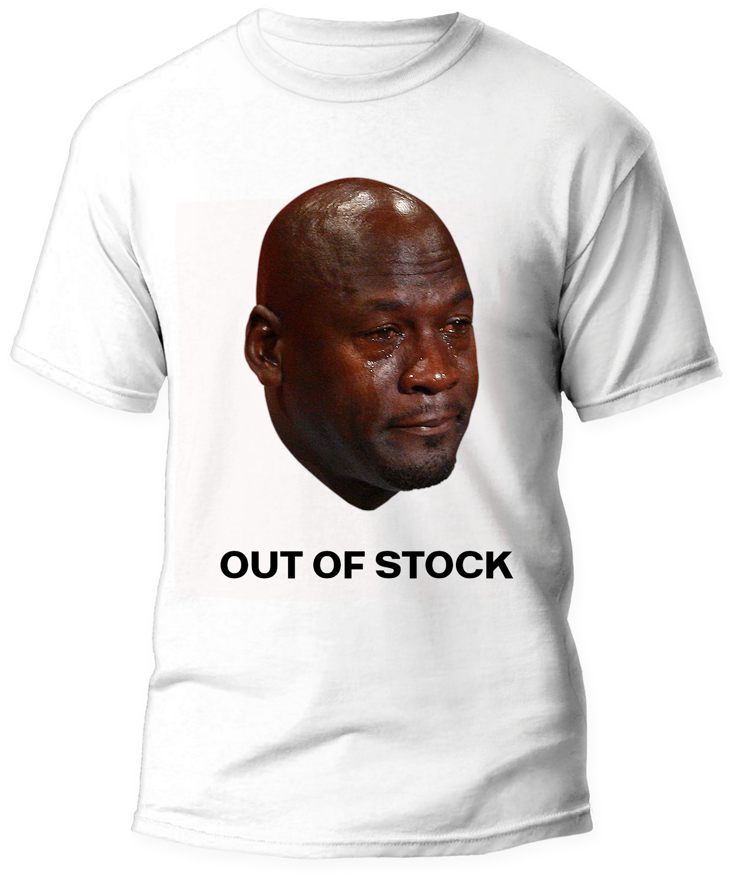 T-Shirt Michael Jordan cry